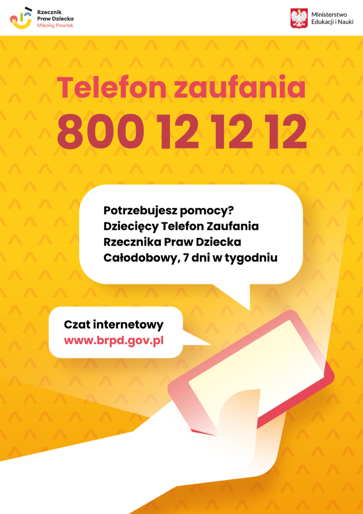 Zmiana numeru telefonu zaufania