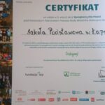 certyfikat za udział w programie