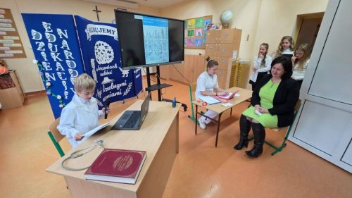 Nauczyciel w gabinecie lekarza