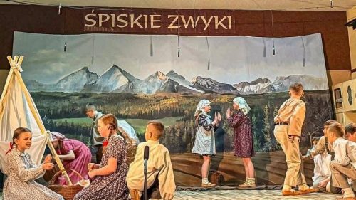 Występ dzieci na Spiskich Zwykach